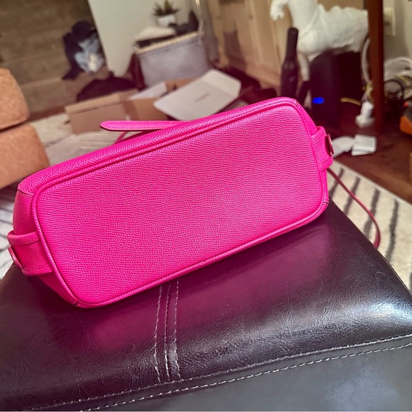 COACH | Prince Street Mini Satchel w/ Crossbody Strap in Pink Ruby - Picture 4 of 16